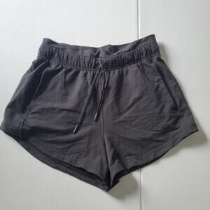 Lululemon Shorts Hotty Hot Women 6 Black Sweat Short Casual Modal Pull On Lounge
